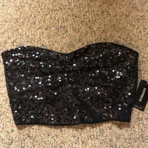 NWT Sequin Crop Top